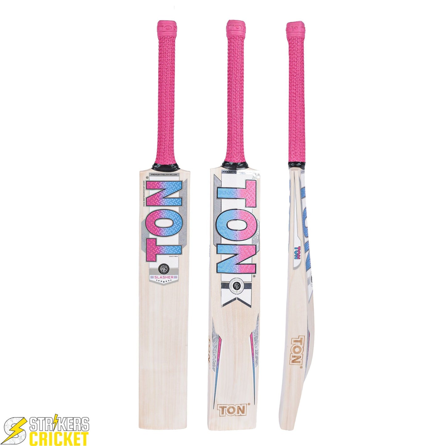 Watermarked - TON Slasher English Willow Cricket Bat -SH