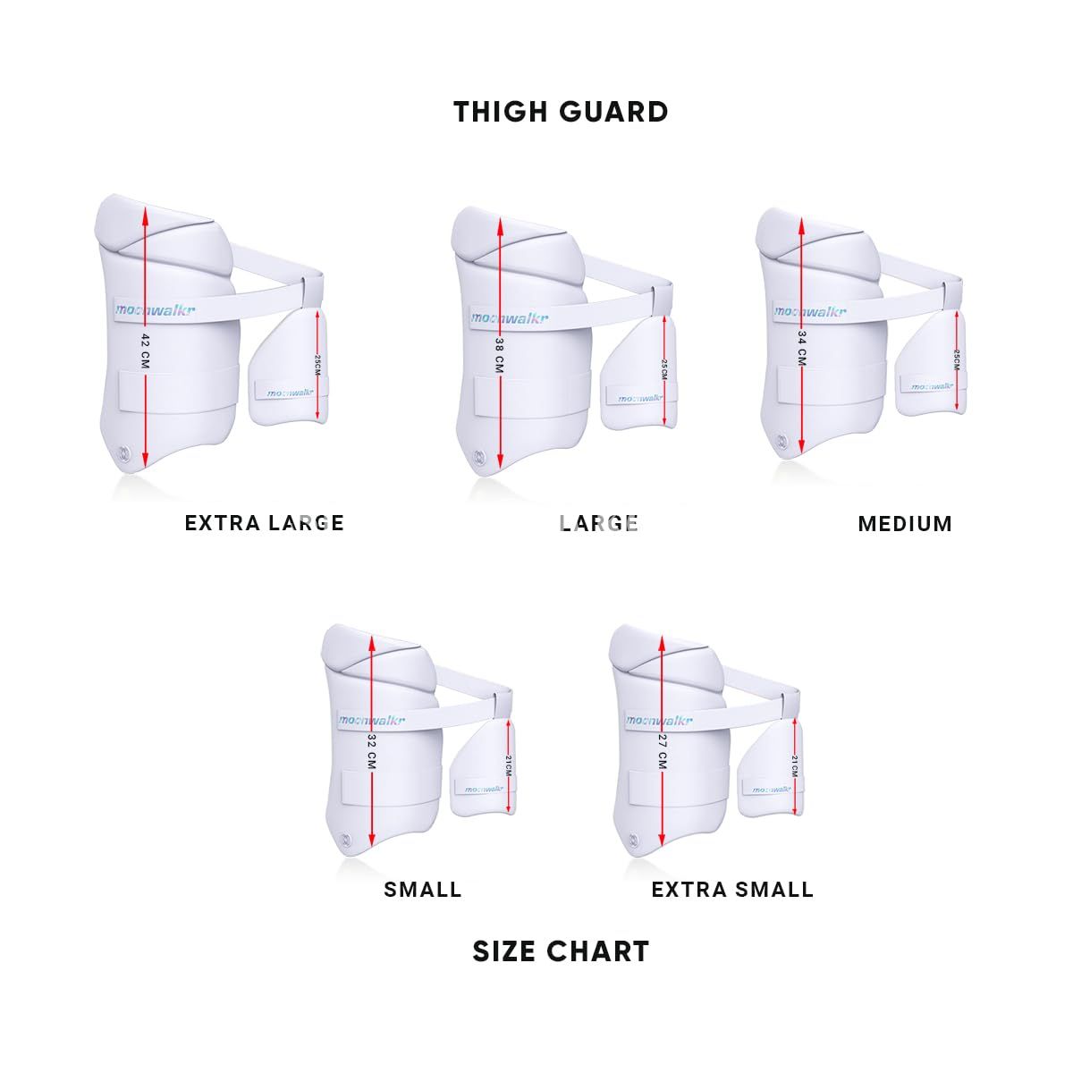 Watermarked - MOONWALKR THIGH GUARD 2.0 WHITE MEDIUM