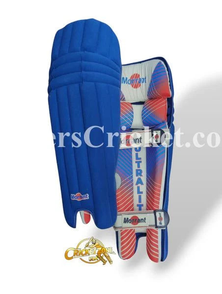 Watermarked - Morrant International Ultralight Ambidextrous Legguard/Batting Pad (Blue)