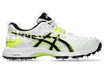 Watermarked - ASICS GEL GULLY 7 WHITE/SAFETY YELLOW UK SIZE 8-12