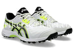 Watermarked - ASICS GEL GULLY 7 WHITE/SAFETY YELLOW UK SIZE 8-12