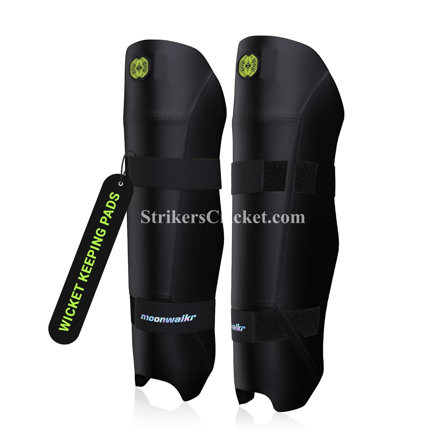 Watermarked - MOONWALKR KEEPING SHIN GUARD ADULT BLUE/BLACK