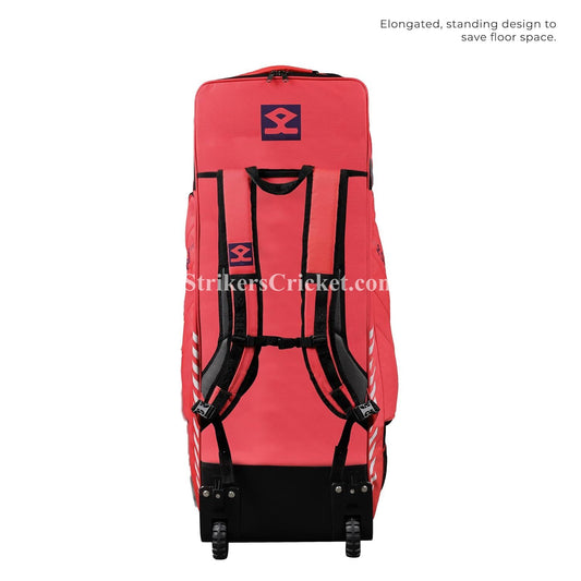 Watermarked - SHREY LEGACY 120 DUFFLE WHEELIE KIT BAG RED
