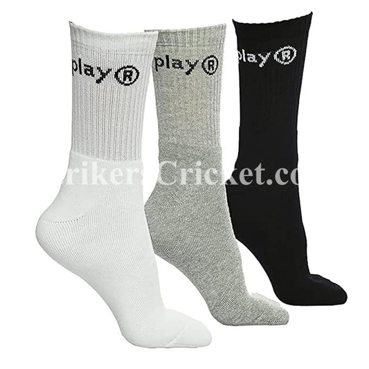 Watermarked - PLAY R MEN CRICKET SOCKS (PACK OF 1)