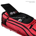 Watermarked - SHREY LEGACY 120 DUFFLE WHEELIE KIT BAG RED