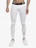 Watermarked - SHREY COMPRESSION LONG TIGHTS WHITE