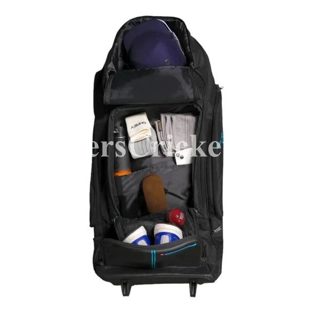 Watermarked - SHREY META 120 WHEELIE KIT BAG BLUE