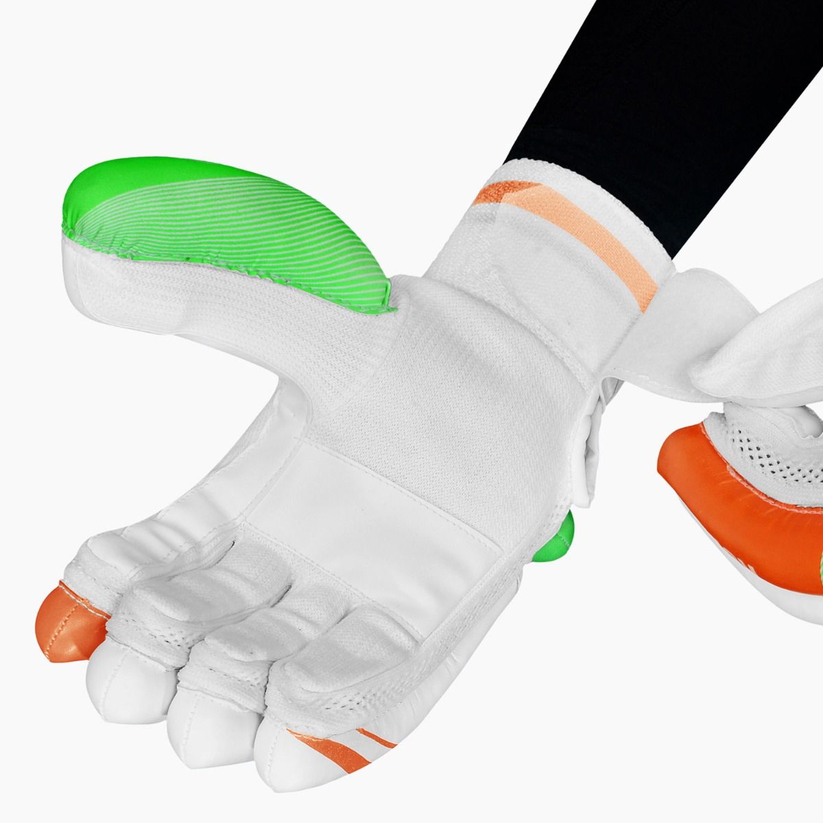 Ruffle Batting Gloves (Green)