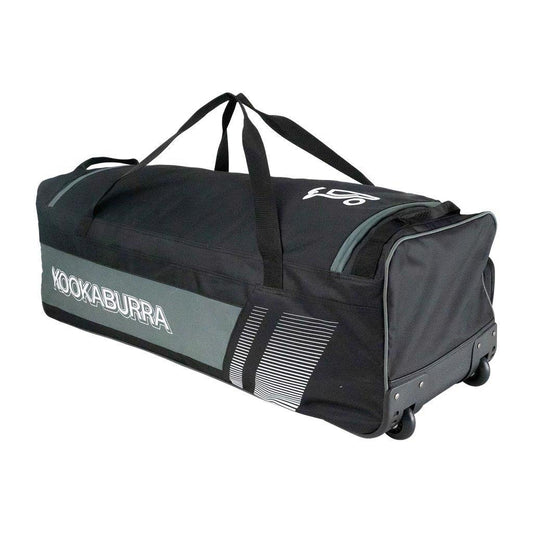KOOKABURRA 4500 CRICKET WHEELIE BAG BLACK/GREY