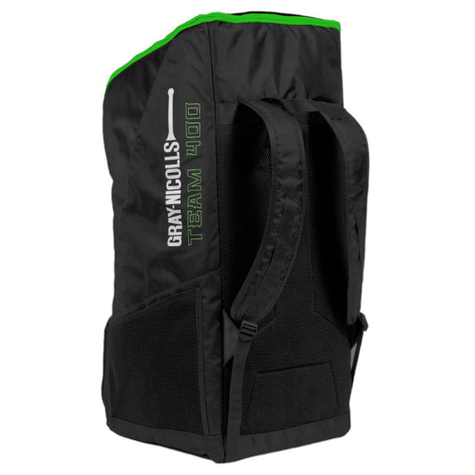 GRAY NICOLLS TEAM 400 DUFFLE BAG BLACK/GREEN