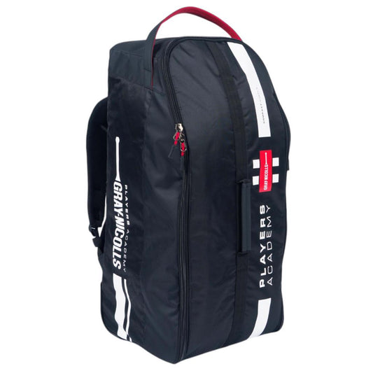 GRAY NICOLLS PLAYERS ACADEMY WHEELIE DUFFLE BAG JUNIOR BLACK