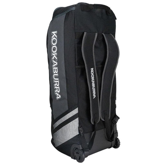 KOOKABURRA WD2000 WHEELIE DUFFLE BAG BLACK/GREY