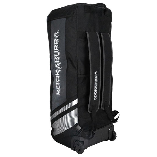 KOOKABURRA WD4000 WHEELIE DUFFLE BAG BLACK/GREY