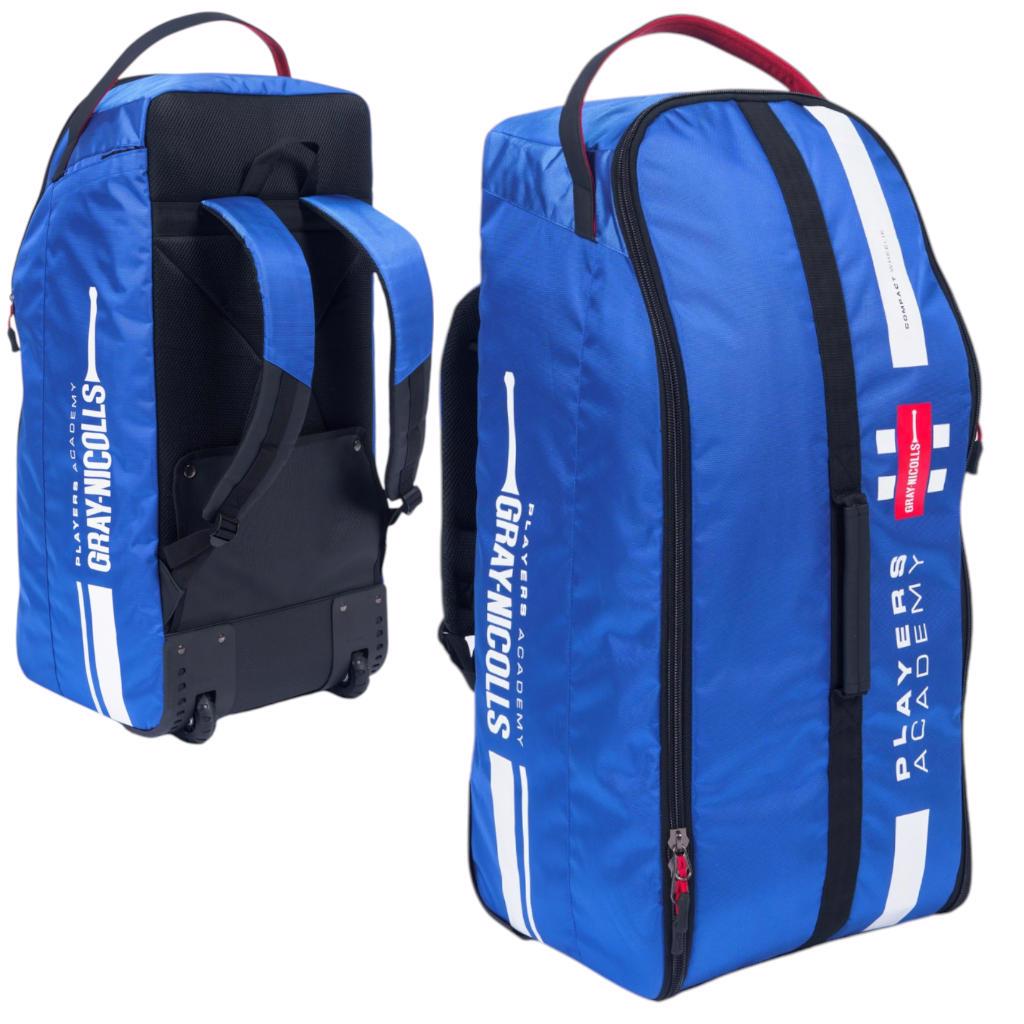 GRAY NICOLLS PLAYERS ACADEMY WHEELIE DUFFLE BAG JUNIOR BLUE
